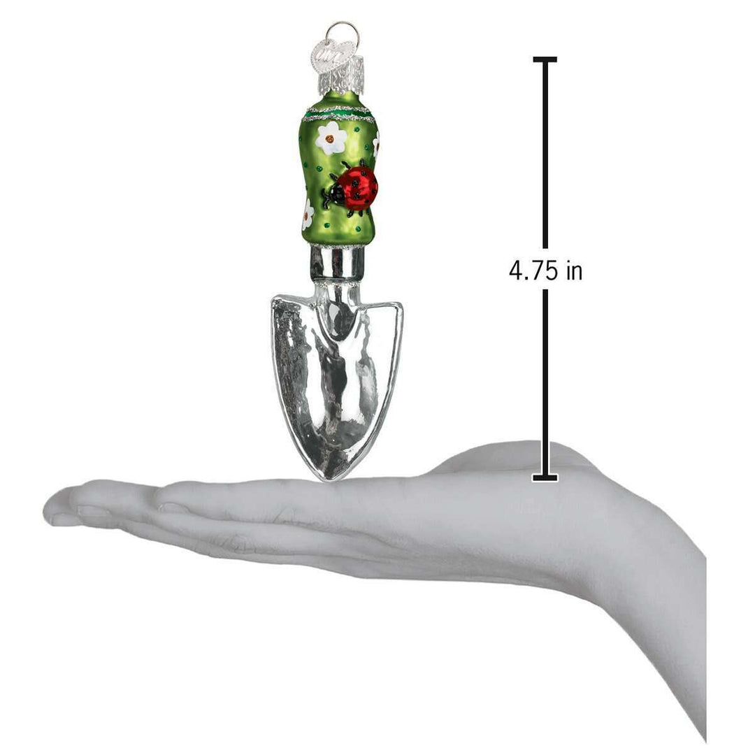 Old World Christmas Garden Trowel Blown Glass Ornament