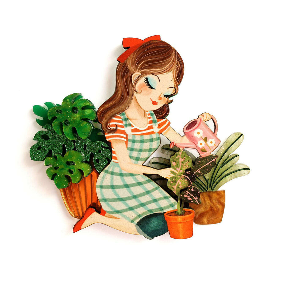Gardener Girl Brooch