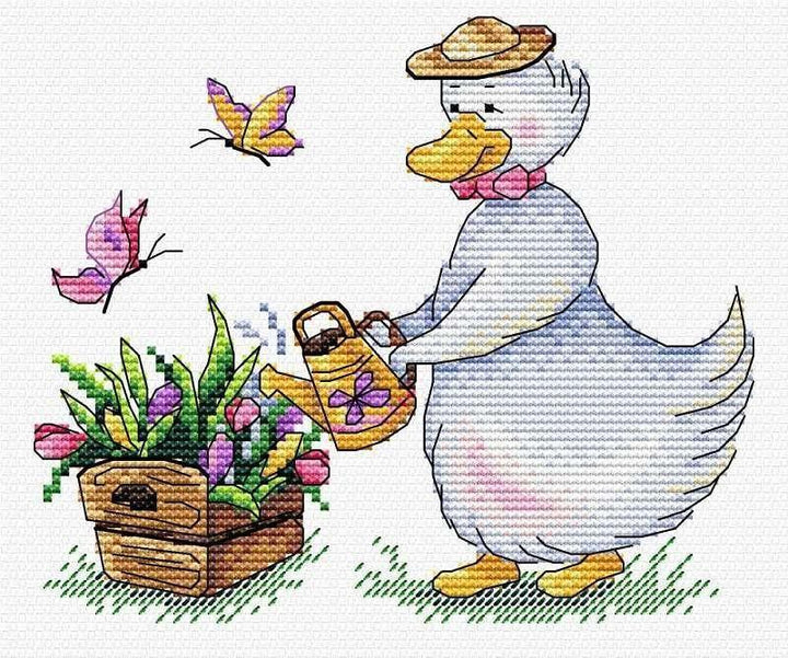 Gardening SM-439 Counted Cross Stitch Kit