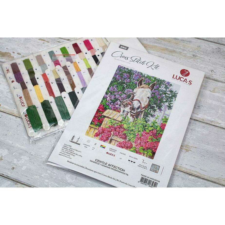Gentle Affection B7012L Counted Cross-Stitch Kit