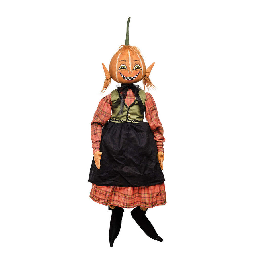 Georgette Pumpkin Girl Gathered Traditions Art Doll by Joe Spencer 