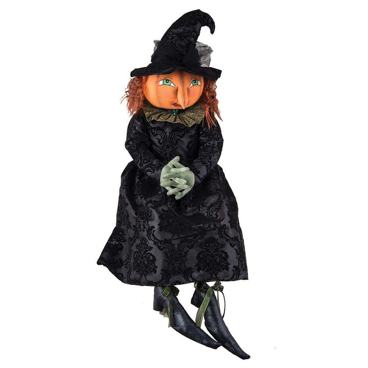 Georgiana Pumpkin Witch Gathered Traditions Art Doll by Joe Spencer 