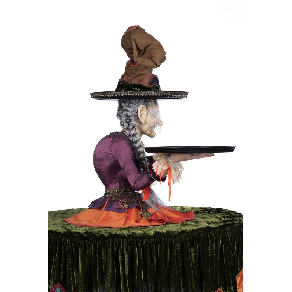 Gertrude Grimoir Witch Cupcake Server by Katherine's Collection  3