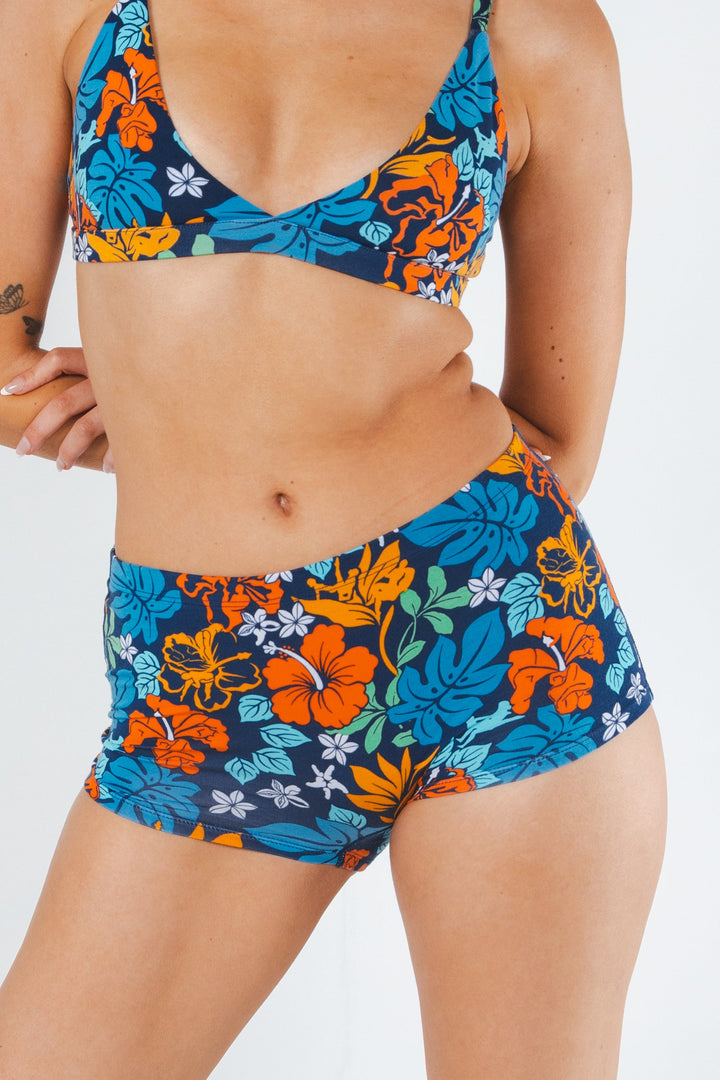 The Get Lei'd | Naughty Tropical Modal Boyshort Underwear