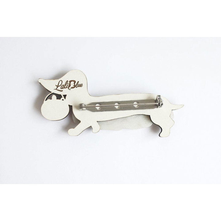 Ghost Dachshund Brooch by Laliblue image 3