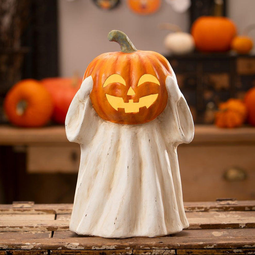 Ghost Jack O'Lantern by Bethany Lowe Designs image 3