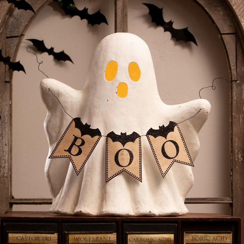 Ghost with Boo Garland by Bethany Lowe Designs image 3