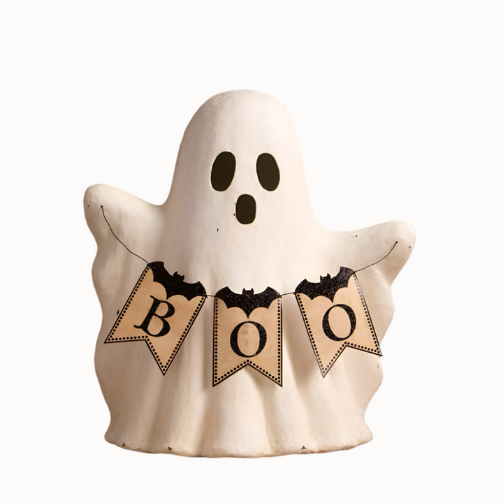 Ghost with Boo Garland by Bethany Lowe Designs