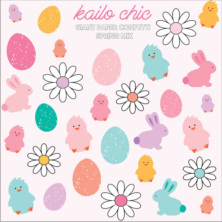 Easter Giant Paper Confetti Decor