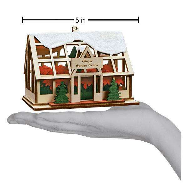 Old World Christmas Ginger Garden Center Light-Up Ornament