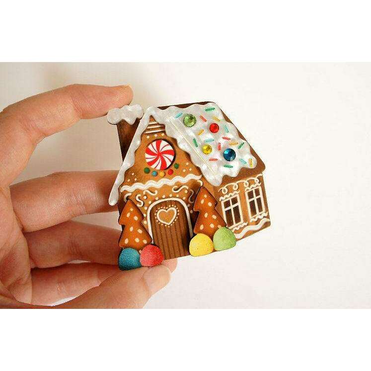 Gingerbread House Brooch by LaliBlue - Quirks!