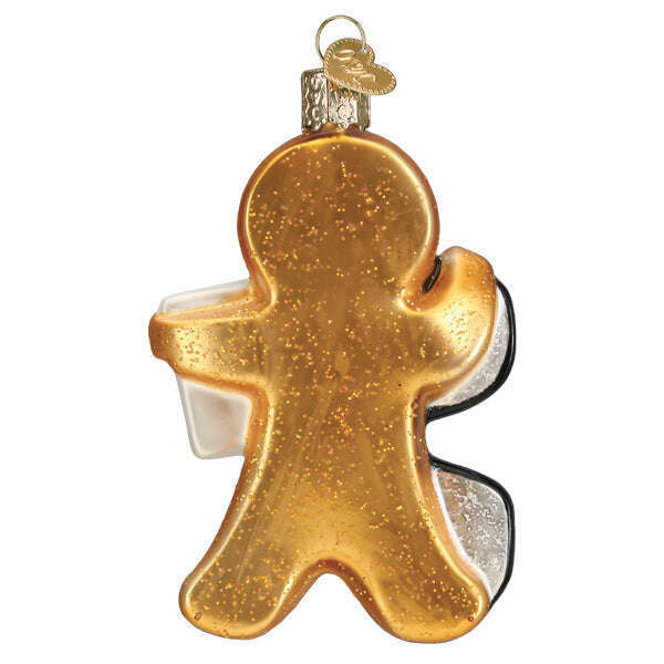 Old World Christmas Gingerbread Optometrist Blown Glass Ornament
