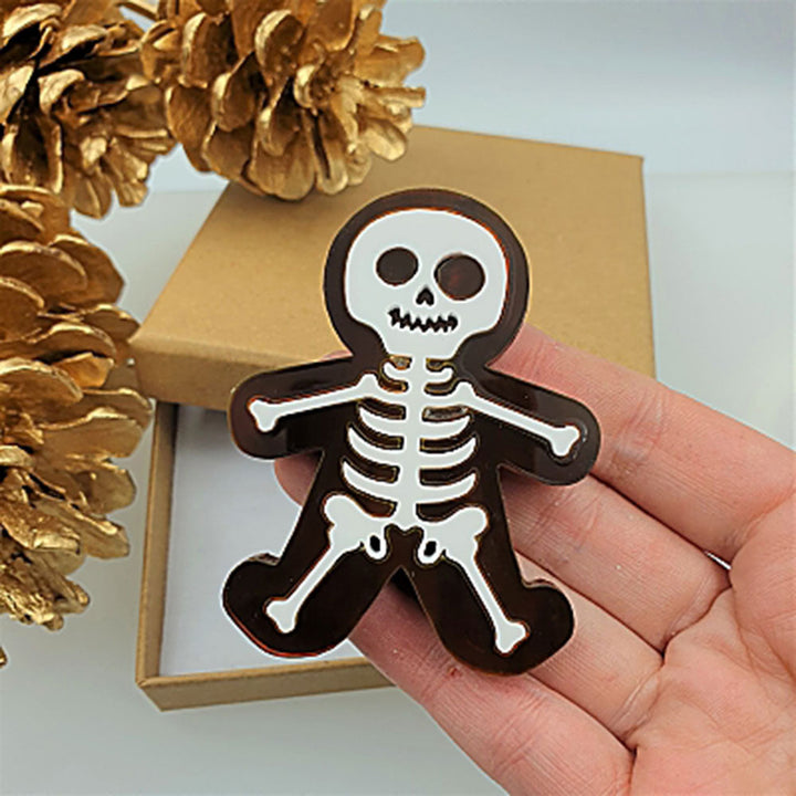 Gingerdead Man Brooch by Cherryloco Jewellery 3