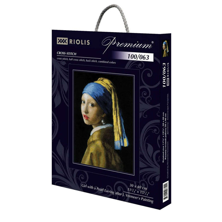 Girl with a Pearl Earring after J. Vermeer's Painting R100/063 Counted Cross Stitch Kit