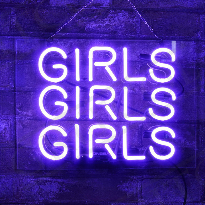 Girls Girls Girls Neon Signs