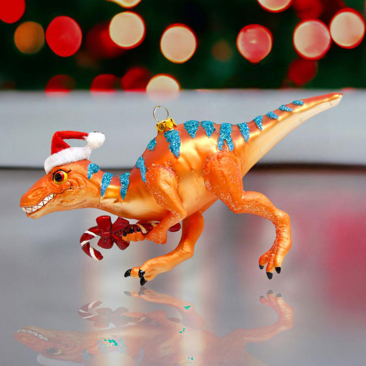 Glass Dinosaur Ornament - 79-80628 by December Diamonds 