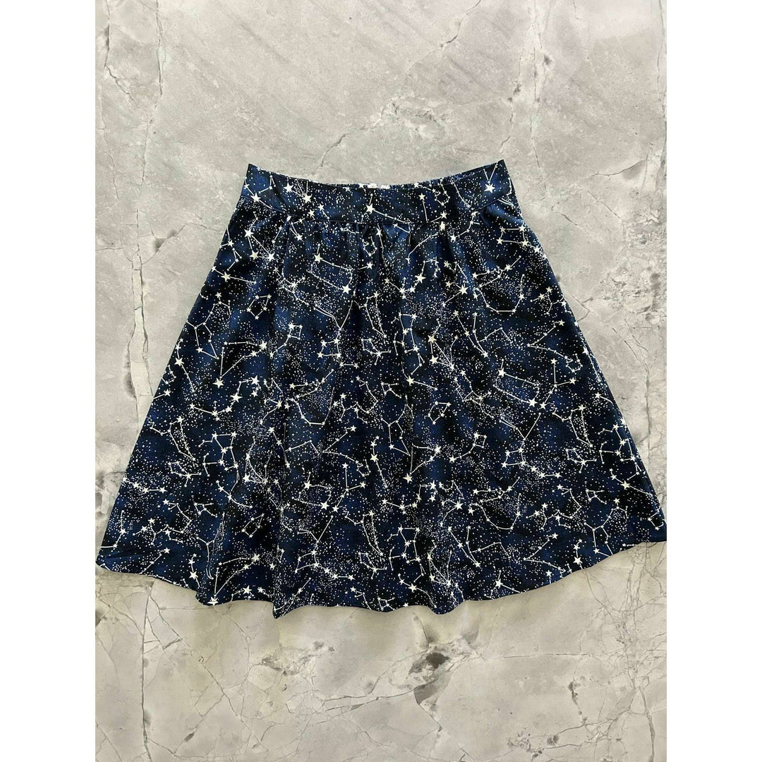 Glow in the Dark Constellations A-line Skirt