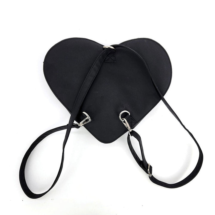 Glow In The Dark Heart Shape Frank W/ Bride Backpack by Book Bags