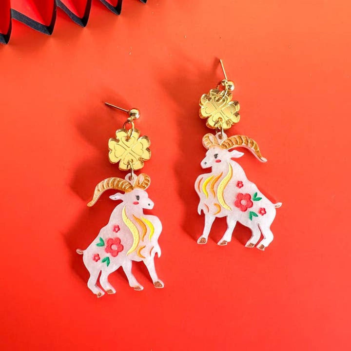 Goat Earrings 