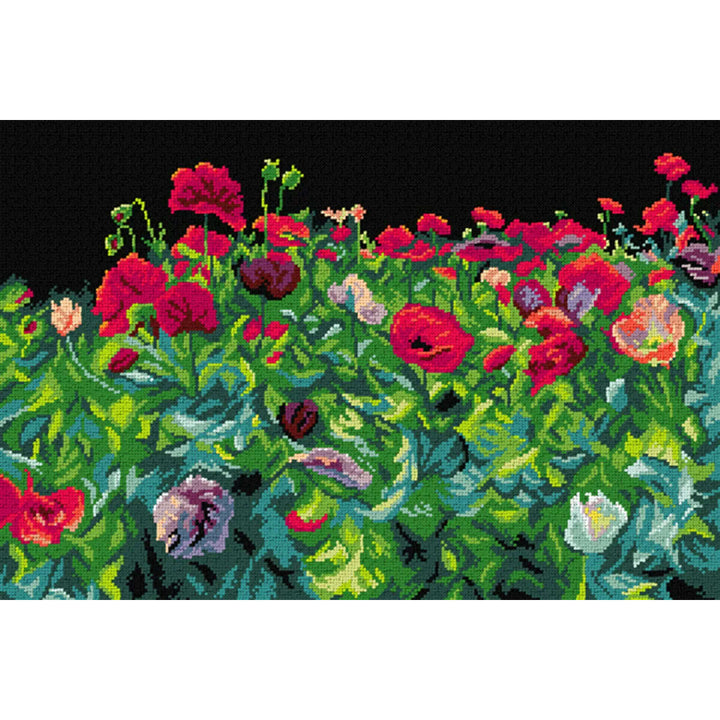 Gobelin canvas for halfstitch without yarn after John Singer Sargent - Poppies 3529Q