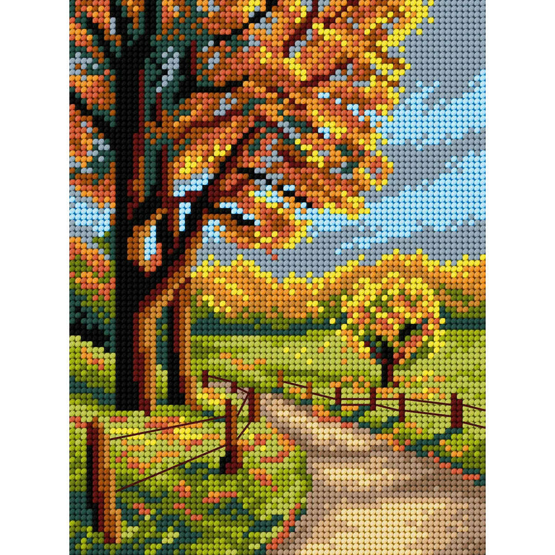 Gobelin canvas for halfstitch without yarn Four season - Autumn 3469F