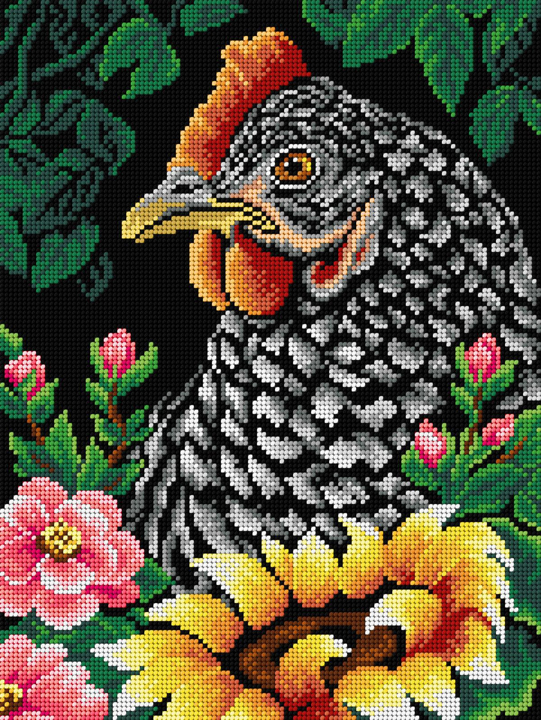 Gobelin canvas for halfstitch without yarn Hen 3382J