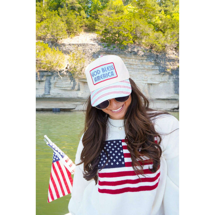 God Bless America - Vintage Trucker Hat