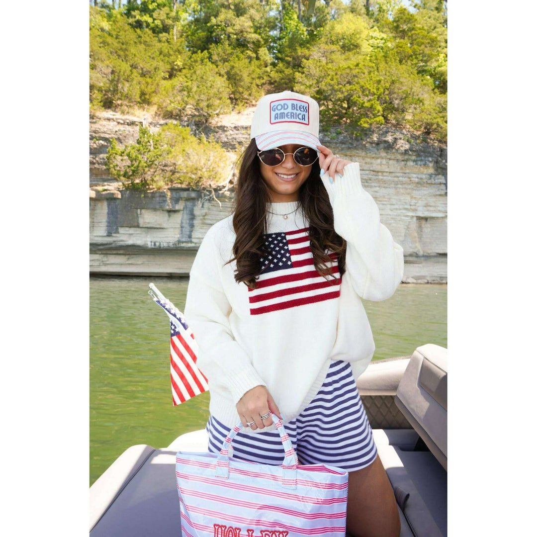 God Bless America - Vintage Trucker Hat