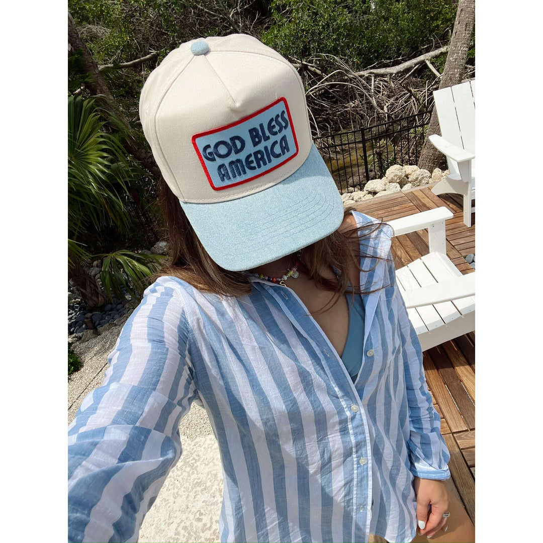 God Bless America - Vintage Trucker Hat