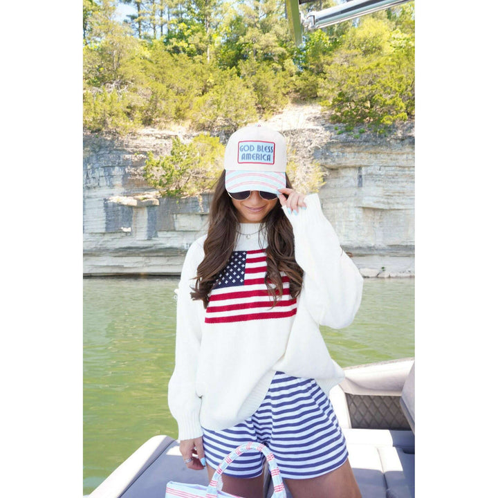 God Bless America - Vintage Trucker Hat