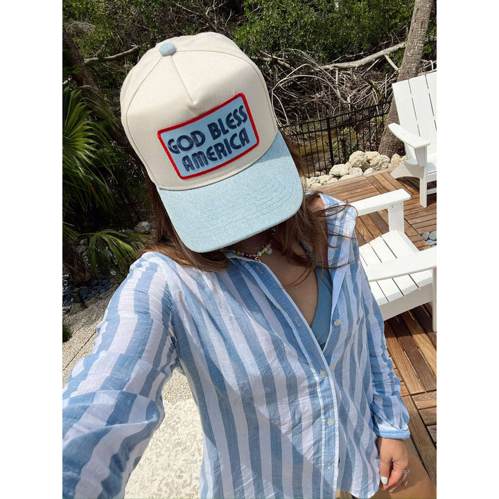 God Bless America - Vintage Trucker Hat