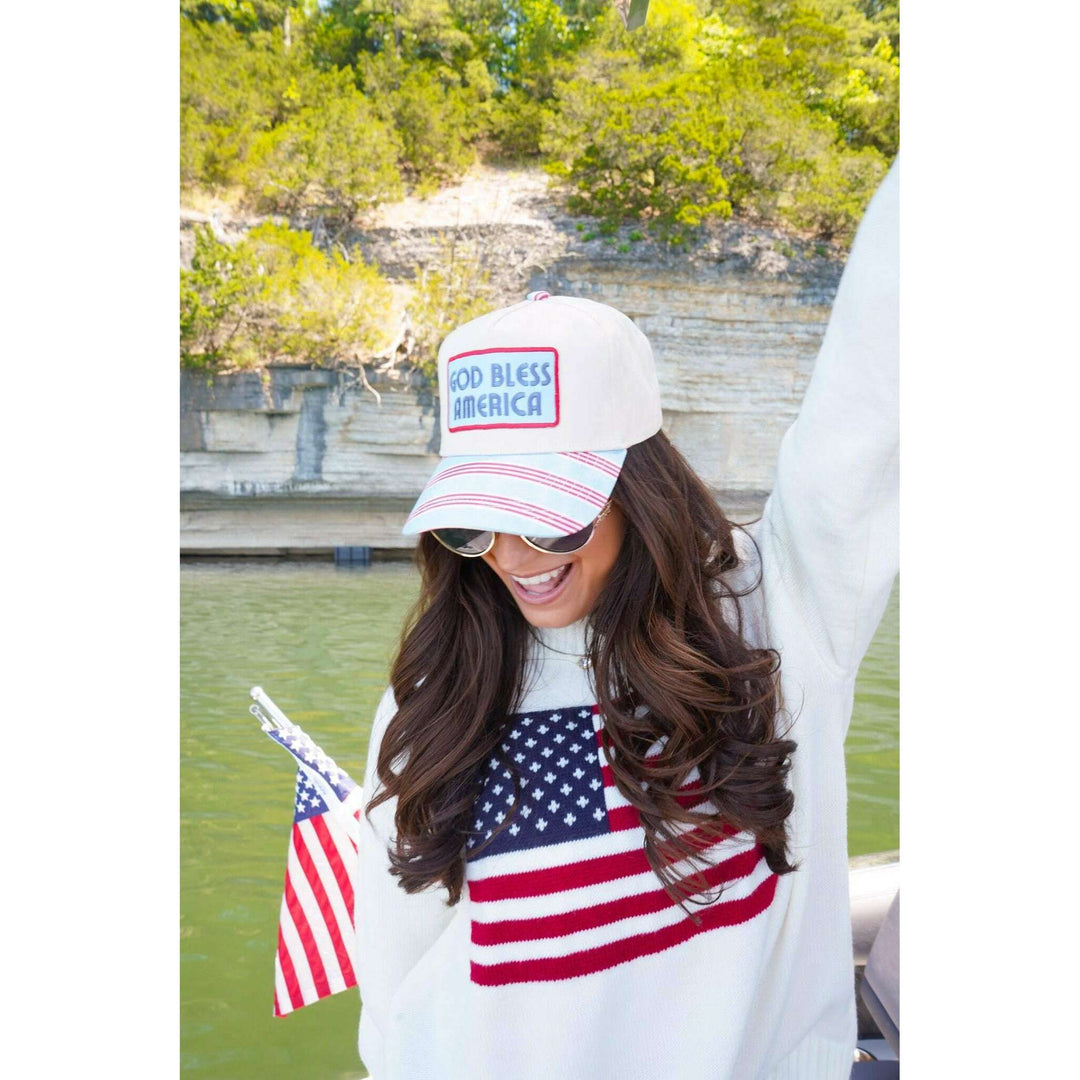 God Bless America - Vintage Trucker Hat