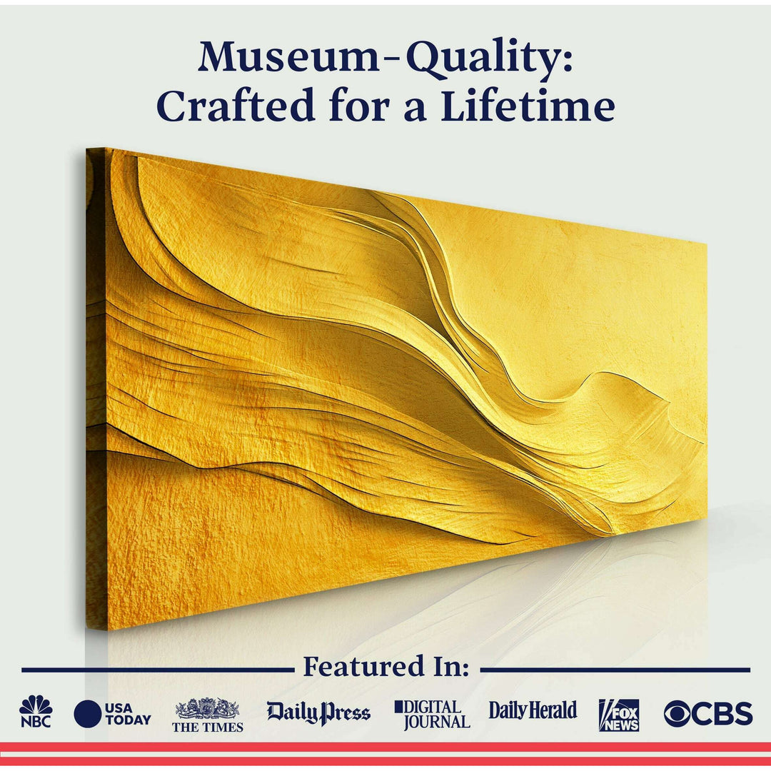 Gold Minimalist Wall Art