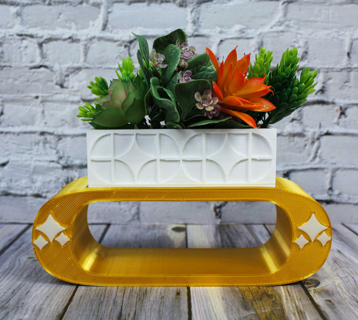 Retro Space Age Shelf Planter