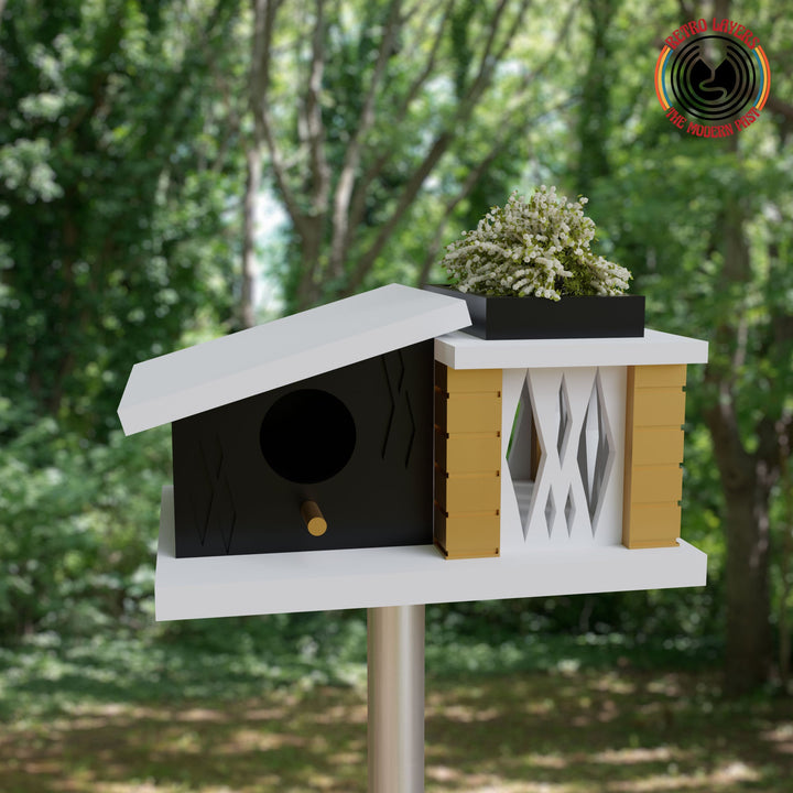 Midcentury Modern Birdhouse The Addison