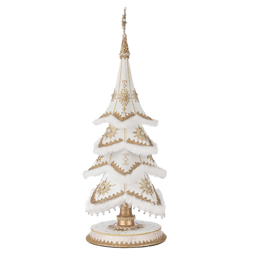 Golden Bells of Brilliance Tabletop Tree by Katherine's Collection image 1