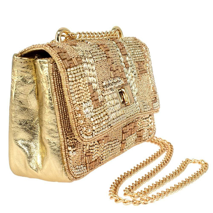 Golden Idol Crossbody/Shoulder Handbag by Mary Frances image 2