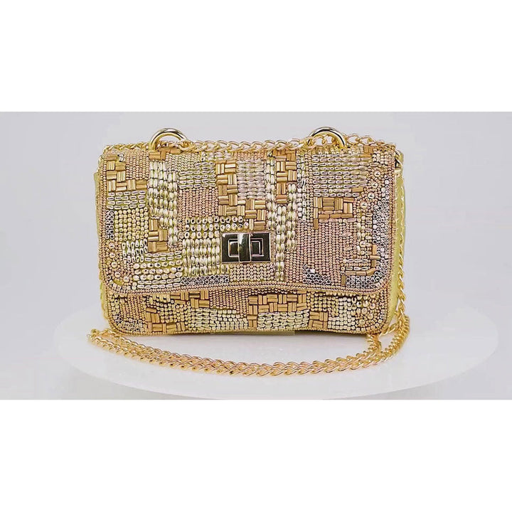 Golden Idol Crossbody/Shoulder Handbag by Mary Frances image 7