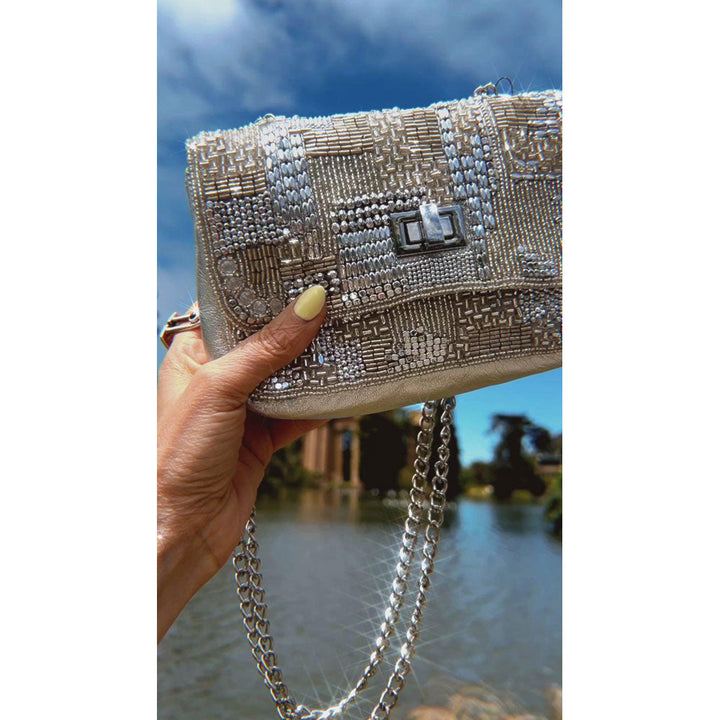 Golden Idol Crossbody/Shoulder Handbag by Mary Frances image 8