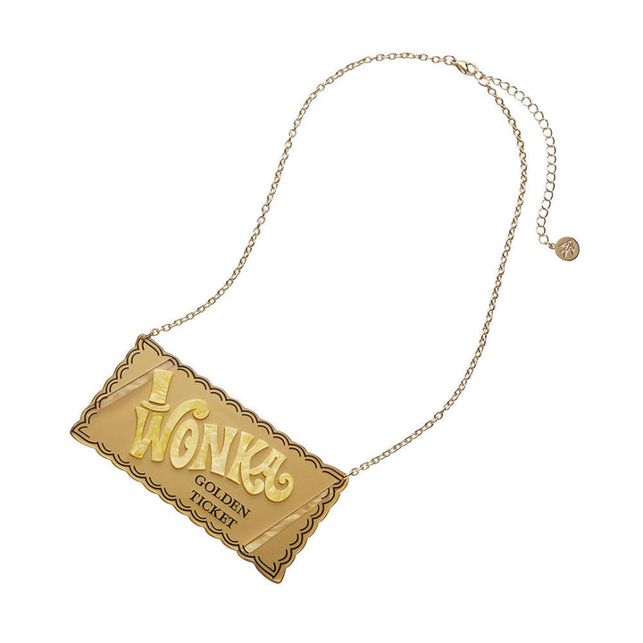 Golden Ticket Necklace by Erstwilder image 1