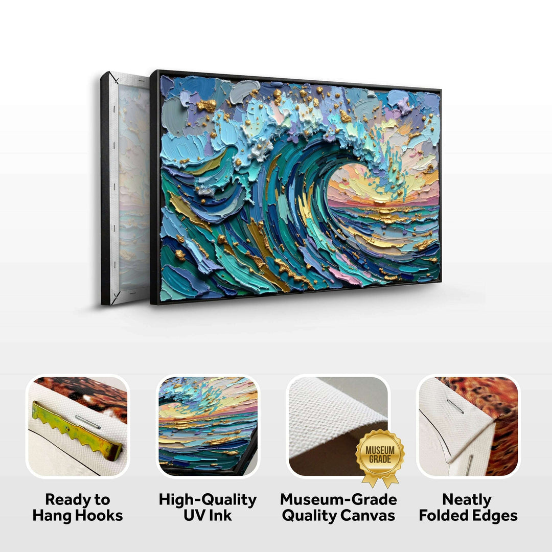 Golden Tide Wall Art