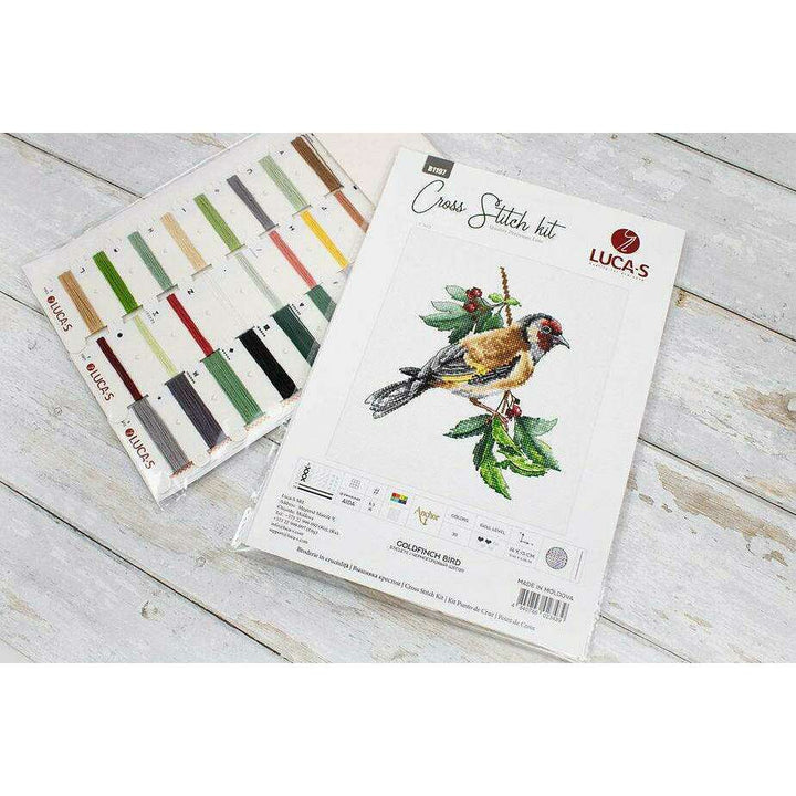 Goldfinch Bird B1197L Counted Cross-Stitch Kit