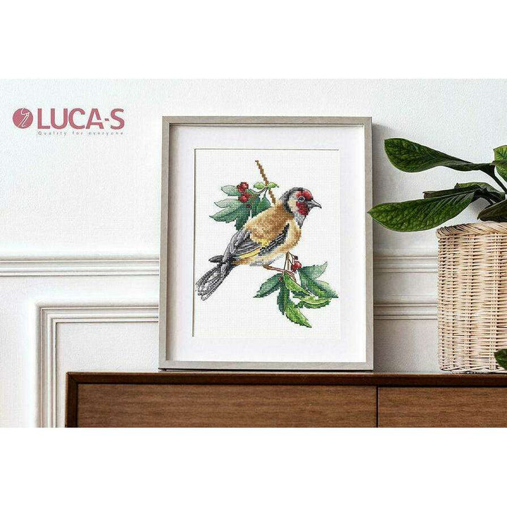 Goldfinch Bird B1197L Counted Cross-Stitch Kit