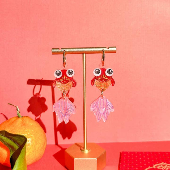 Goldfish Earrings 3