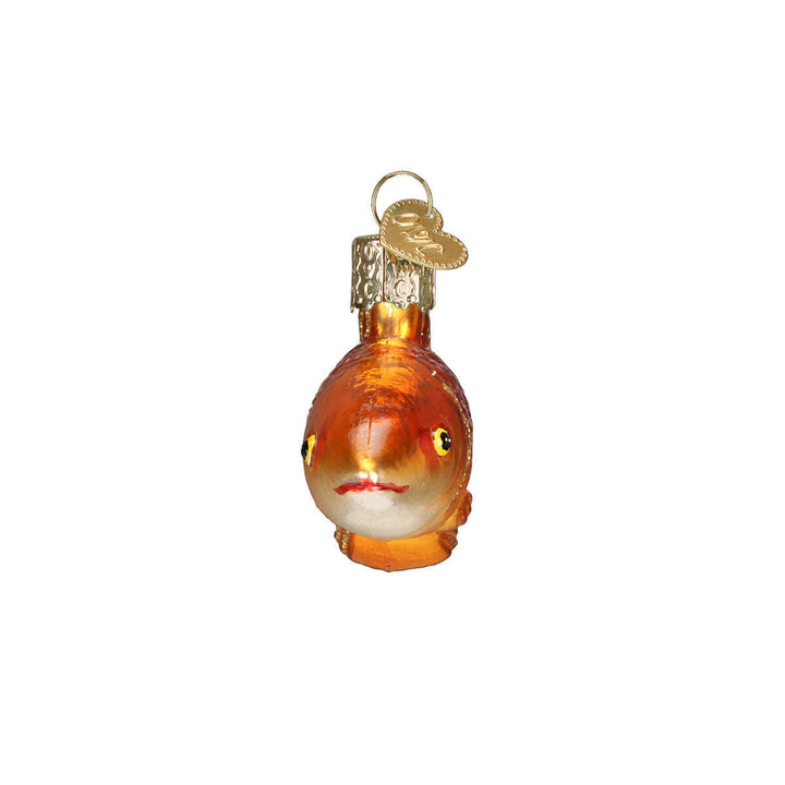 Old World Christmas Goldfish Blown Glass Ornament