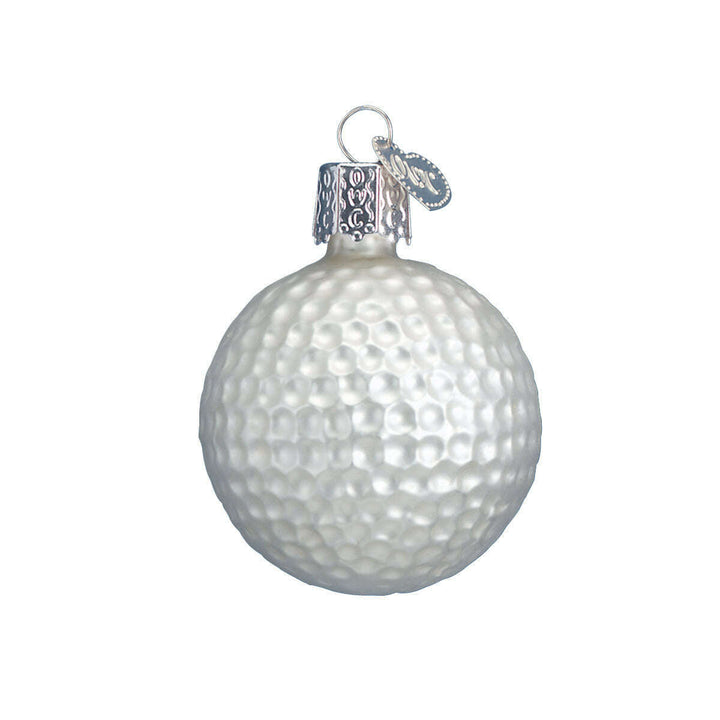 Old World Christmas Golf Ball Blown Glass Ornament