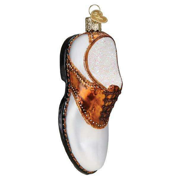 Old World Christmas Golf Shoe Blown Glass Ornament