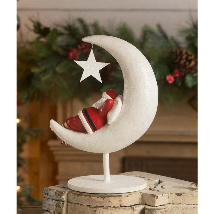 Good Night Santa on Moon by Bethany Lowe Designs 1