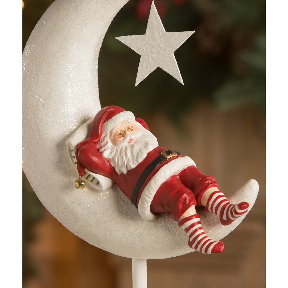 Good Night Santa on Moon by Bethany Lowe Designs 2