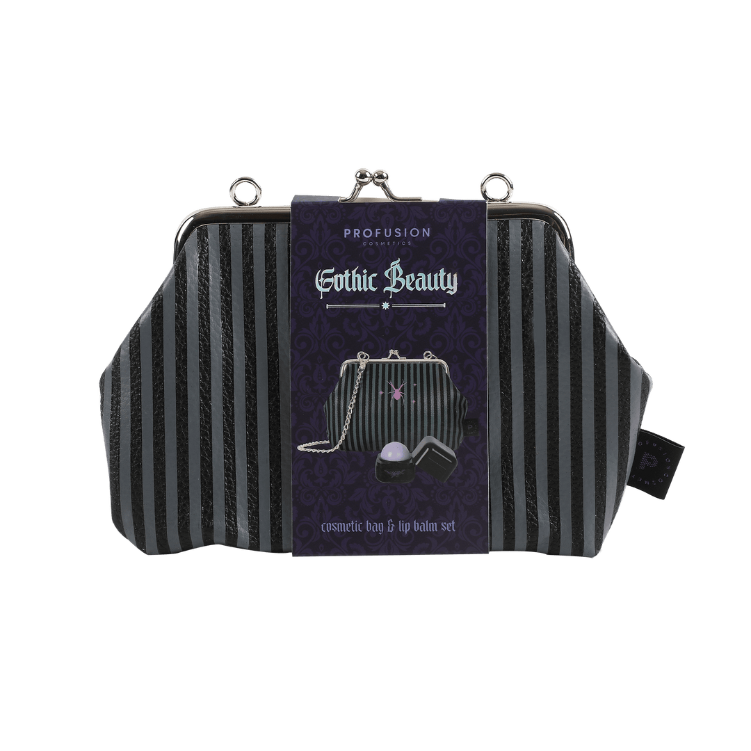 Gothic Beauty-Cosmetic Bag & Lip Balm Set